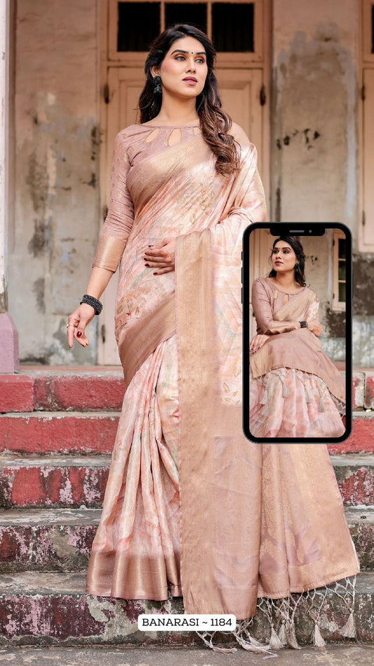 1184 Nx Almaari Banarasi Silk Sarees