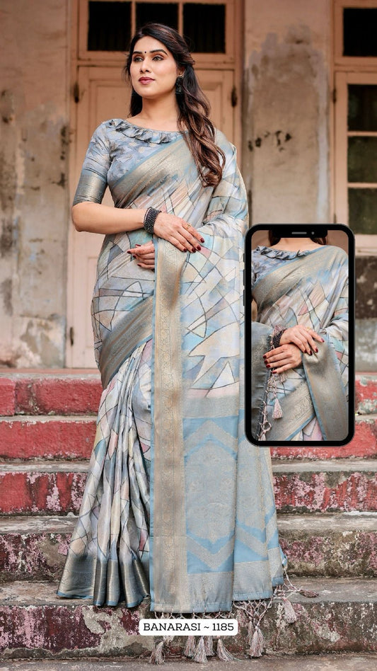 1185 Nx Almaari Banarasi Silk Sarees