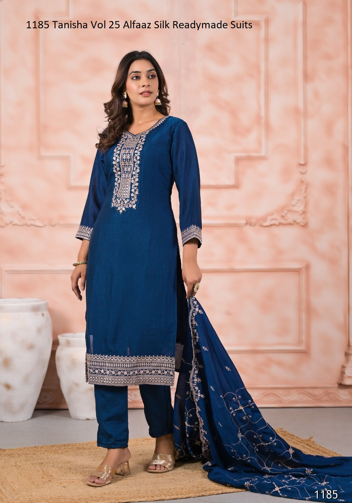 1185 Tanisha Vol 25 Alfaaz Silk Readymade Suits