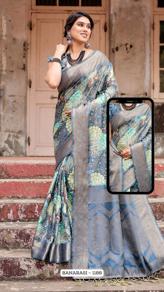 1188 Nx Almaari Banarasi Silk Sarees