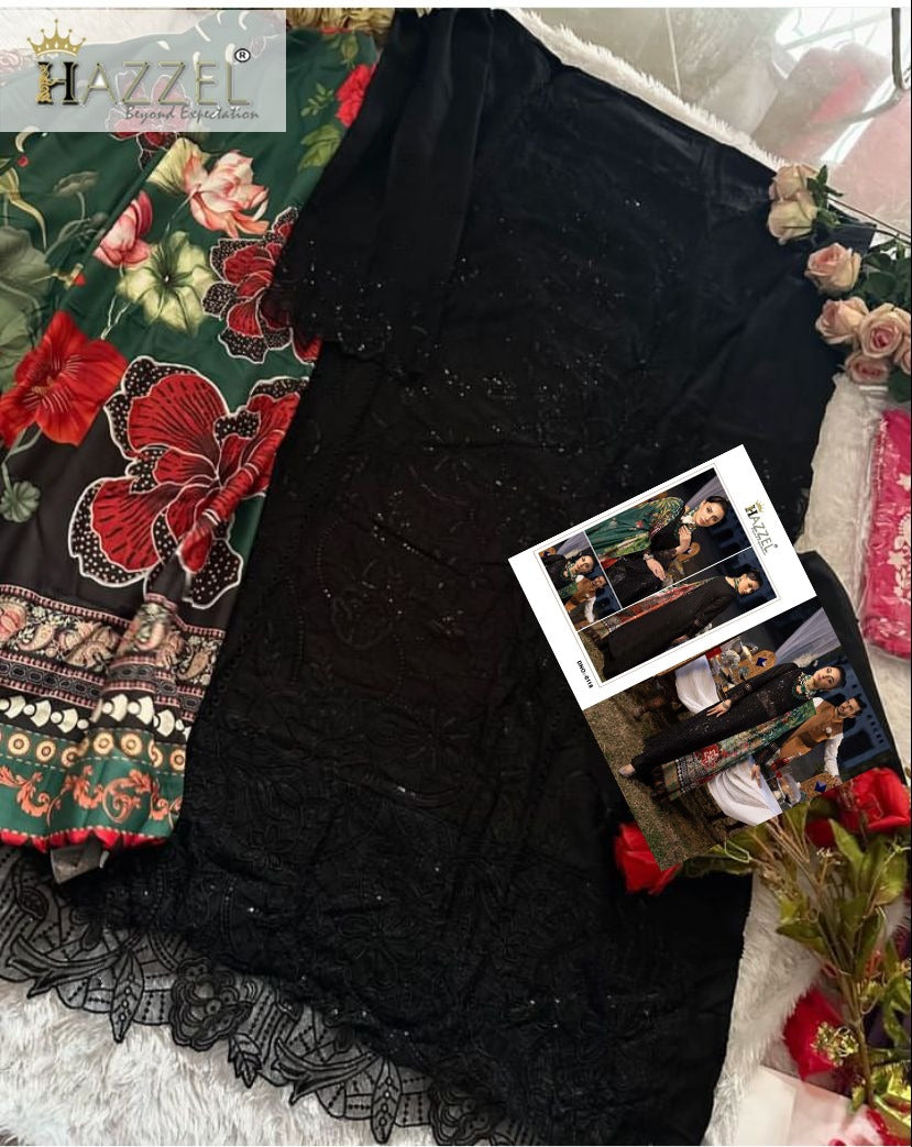 118 Hazzel Thread Work Pakistani Salwar Suits