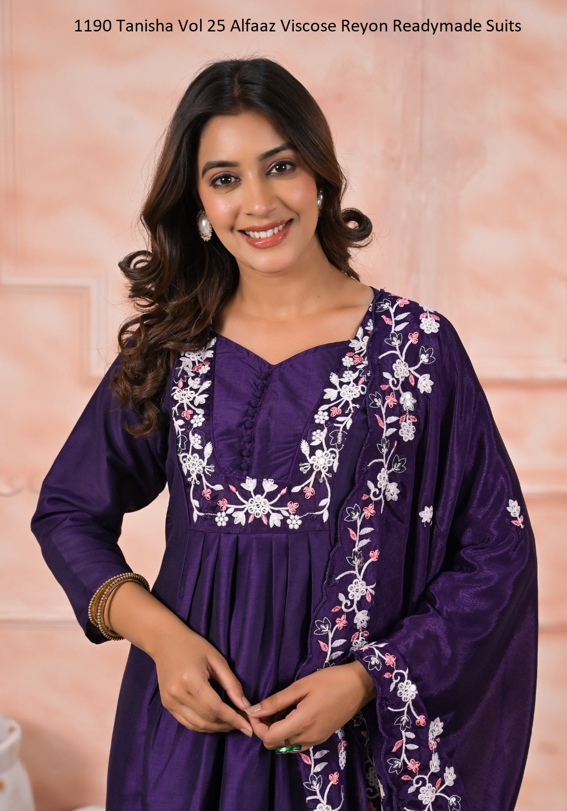 1190 Tanisha Vol 25 Alfaaz Viscose Reyon Readymade Suits