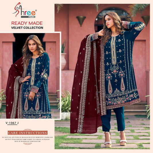 V-1067-J Shree Fabs Pakistani Readymade Suits