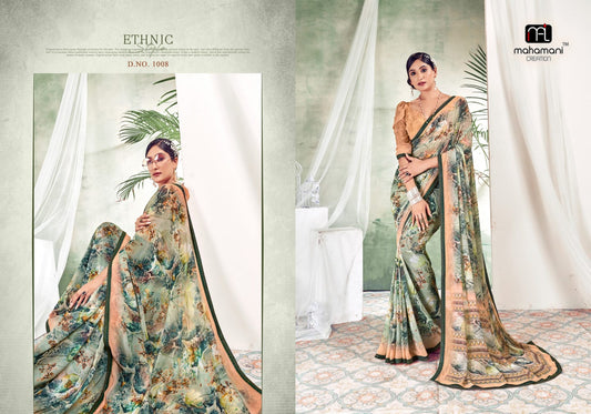 1008 Colors Mahamani Creation Sarees