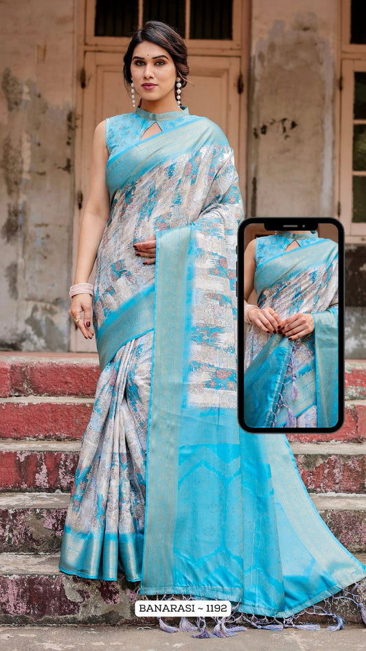 1192 Nx Almaari Banarasi Silk Sarees
