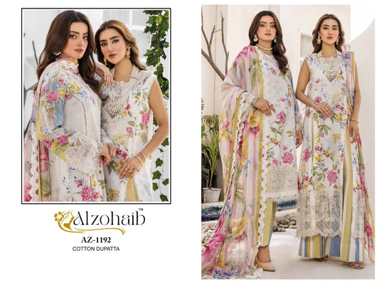 1192 Sakina Vol 2 Al Zohaib Cotton Print Pakistani Salwar Suits