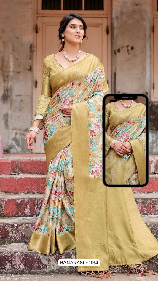 1194 Nx Almaari Banarasi Silk Sarees