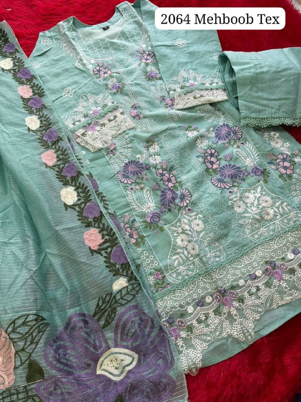 2064  Mehboob Tex Pakistani Salwar Suit