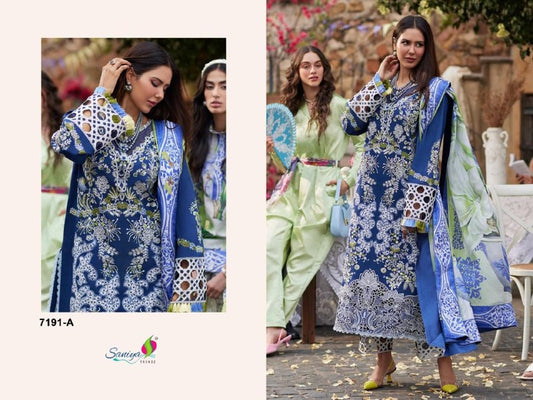7191-A Saniya Trendz Pakistani Salwar Suit