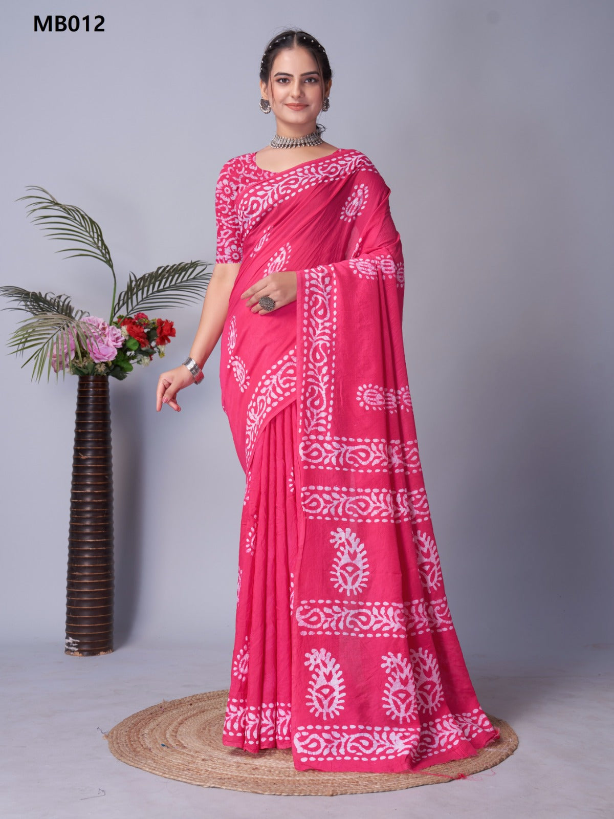 Mb005 To Mb024 Batik Mira Bela Print Sarees