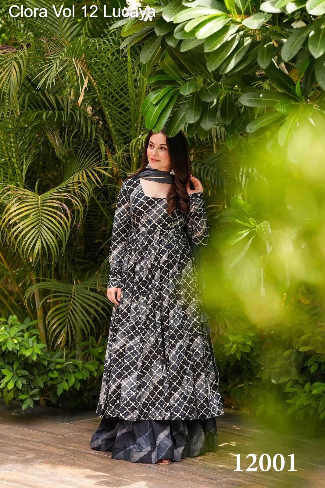 12001 Clora Vol 12 Lucaya Muslin Readymade Suits