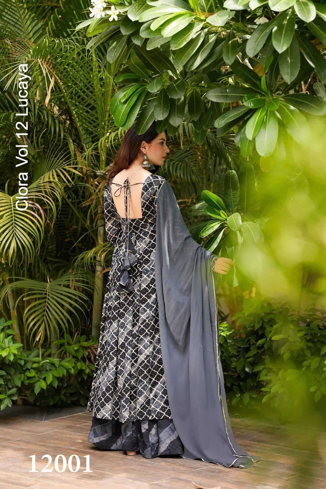 12001 Clora Vol 12 Lucaya Muslin Readymade Suits