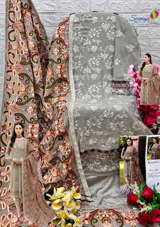 12005 Saniya Trendz Georgette Pakistani Salwar Suits