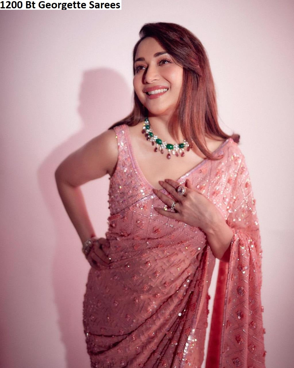 1200 Bt Georgette Sarees