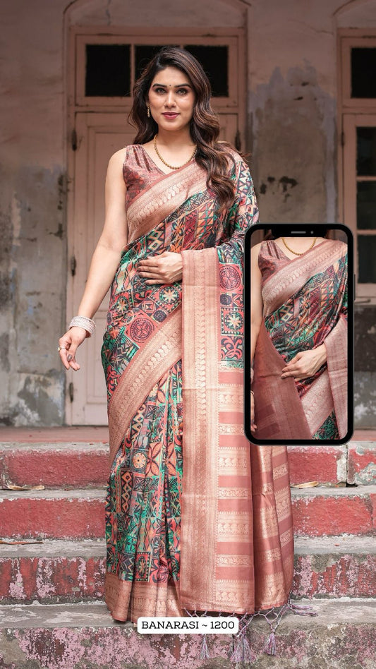 1200 Nx Almaari Banarasi Silk Sarees