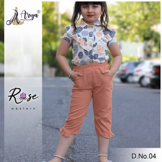 Rose 04 Adm Girls Western Dress