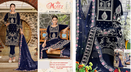 2007-A Motifz Pakistani Salwar Suits