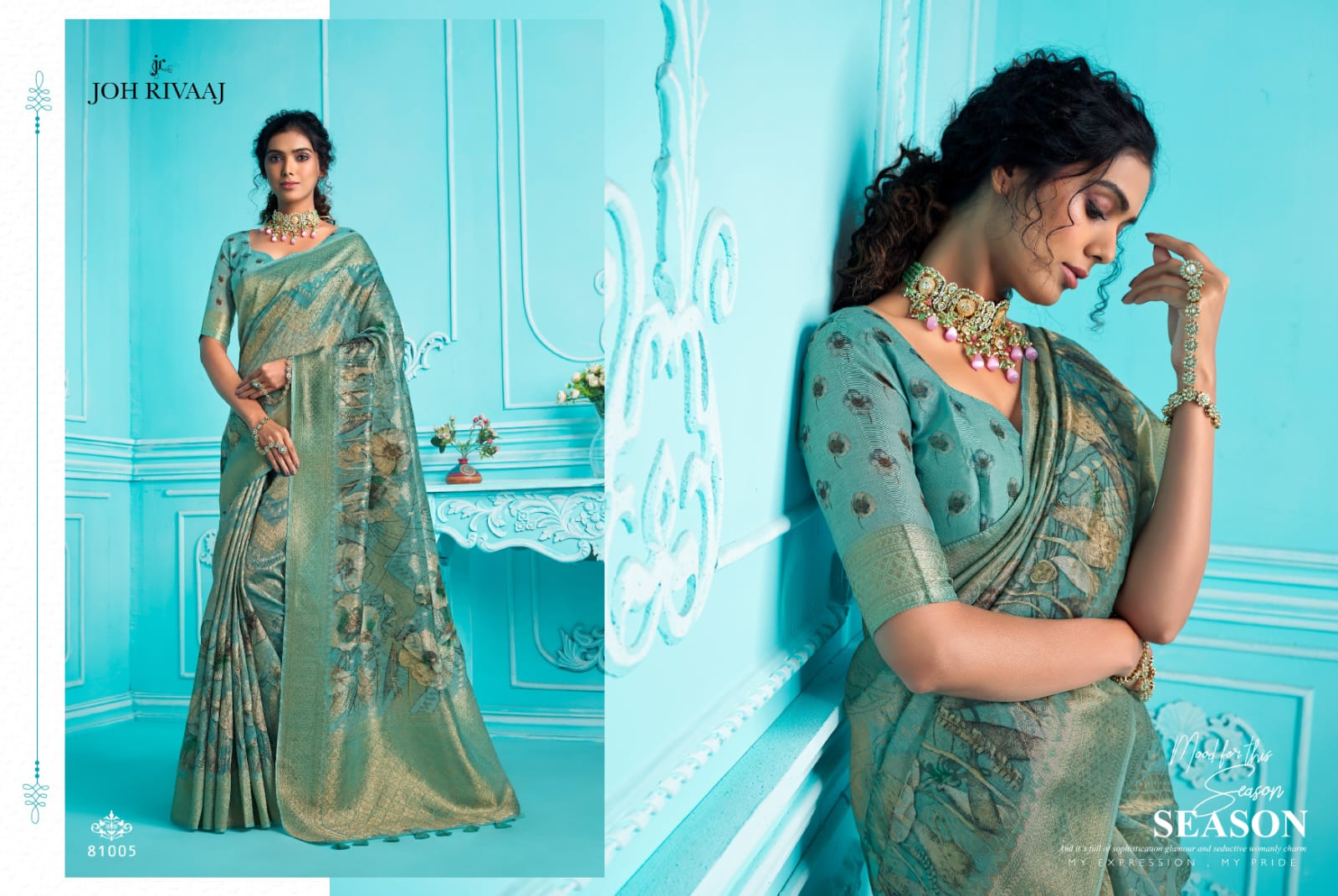 81005 Jarosa Joh Rivaaj Sarees
