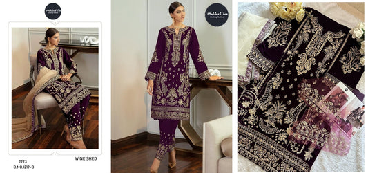 1219-B Mehboob Tex Pakistani Salwar Suits