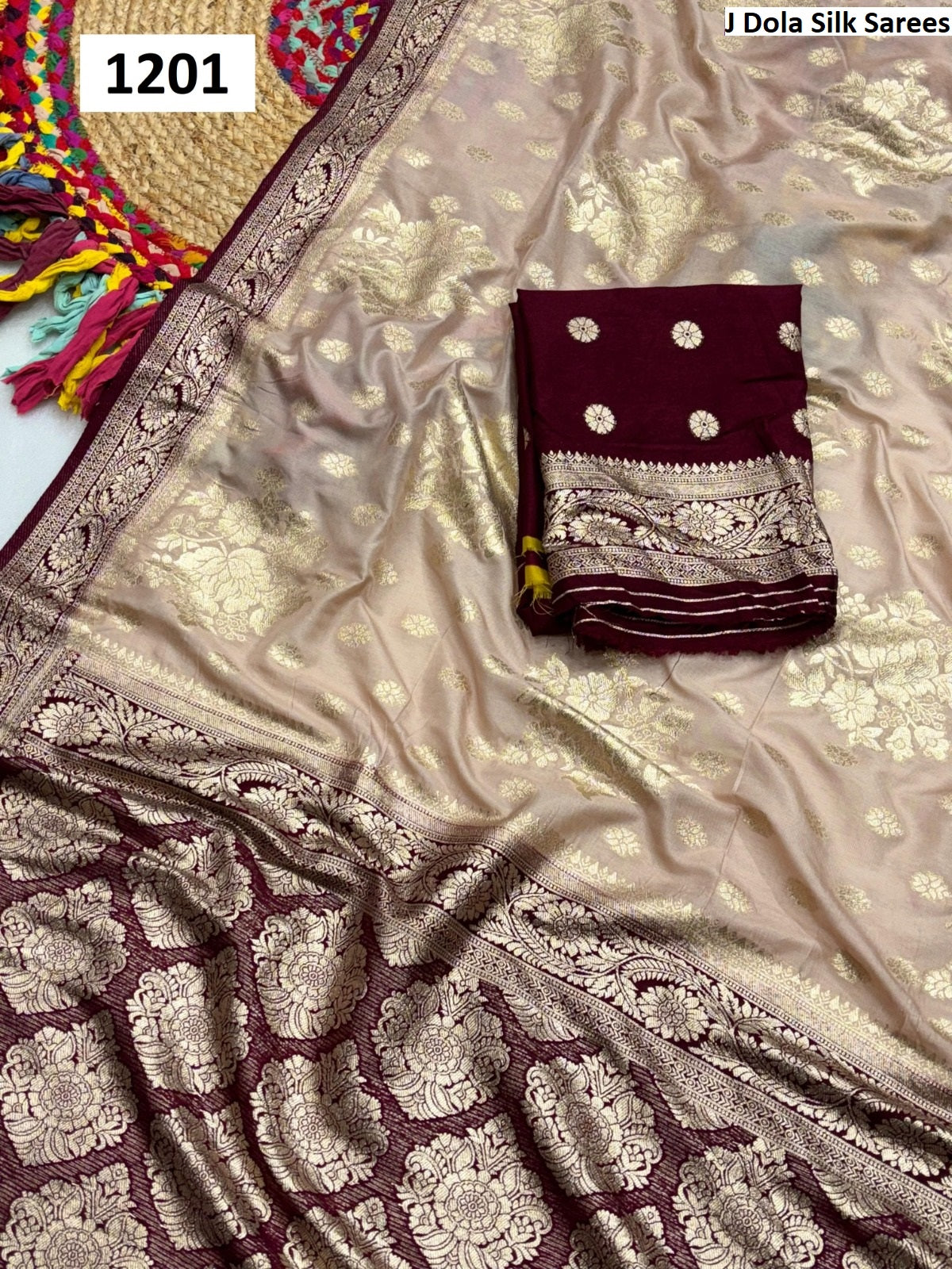 1201 J Dola Silk Sarees