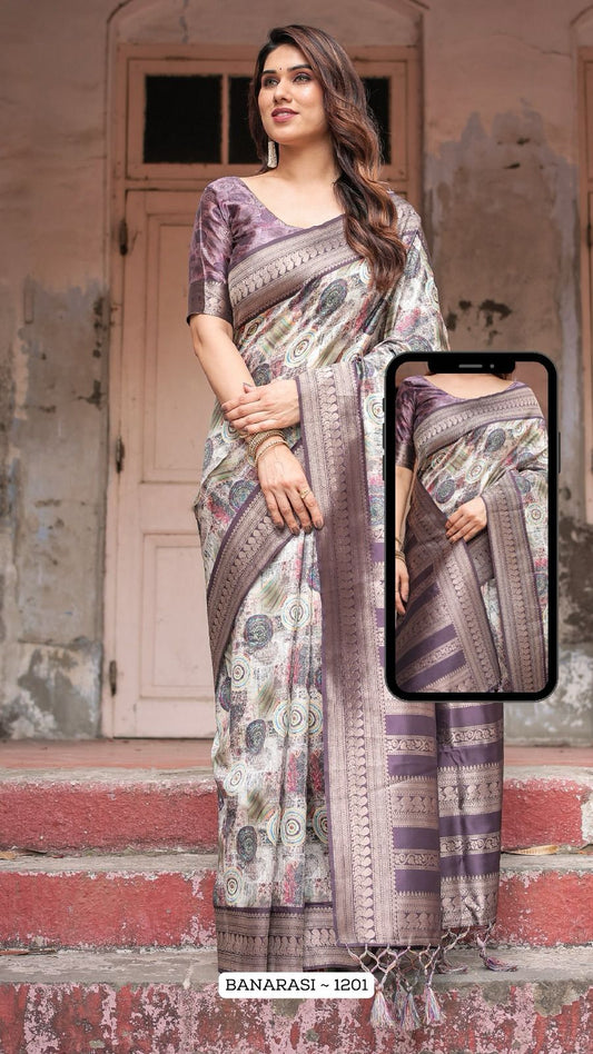 1201 Nx Almaari Banarasi Silk Sarees