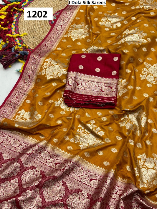 1202 J Dola Silk Sarees