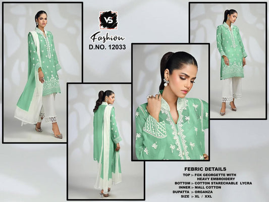 12033 Pista Vs Fashion Neck Pattern Pakistani Readymade Suits