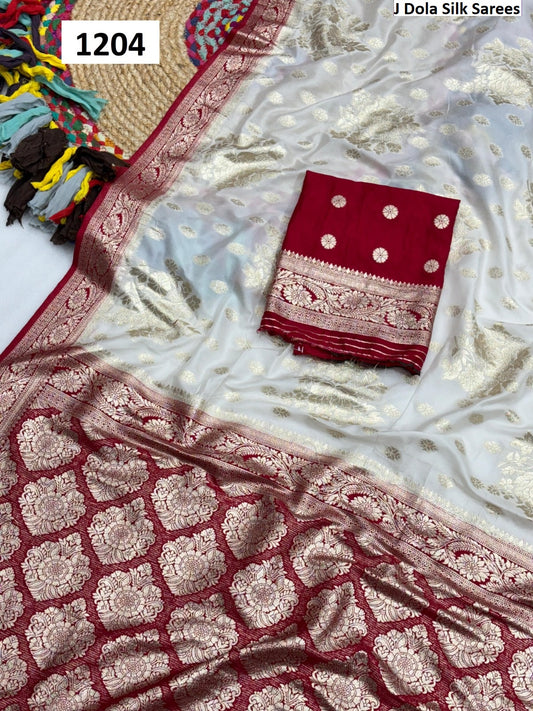 1204 J Dola Silk Sarees
