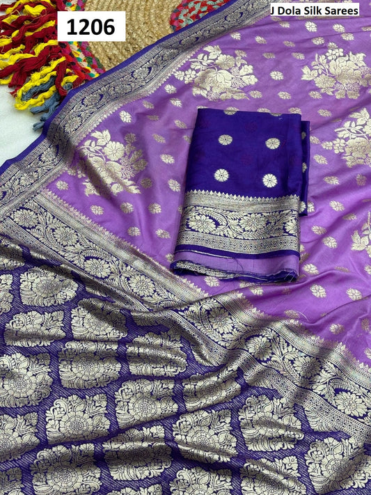 1206 J Dola Silk Sarees