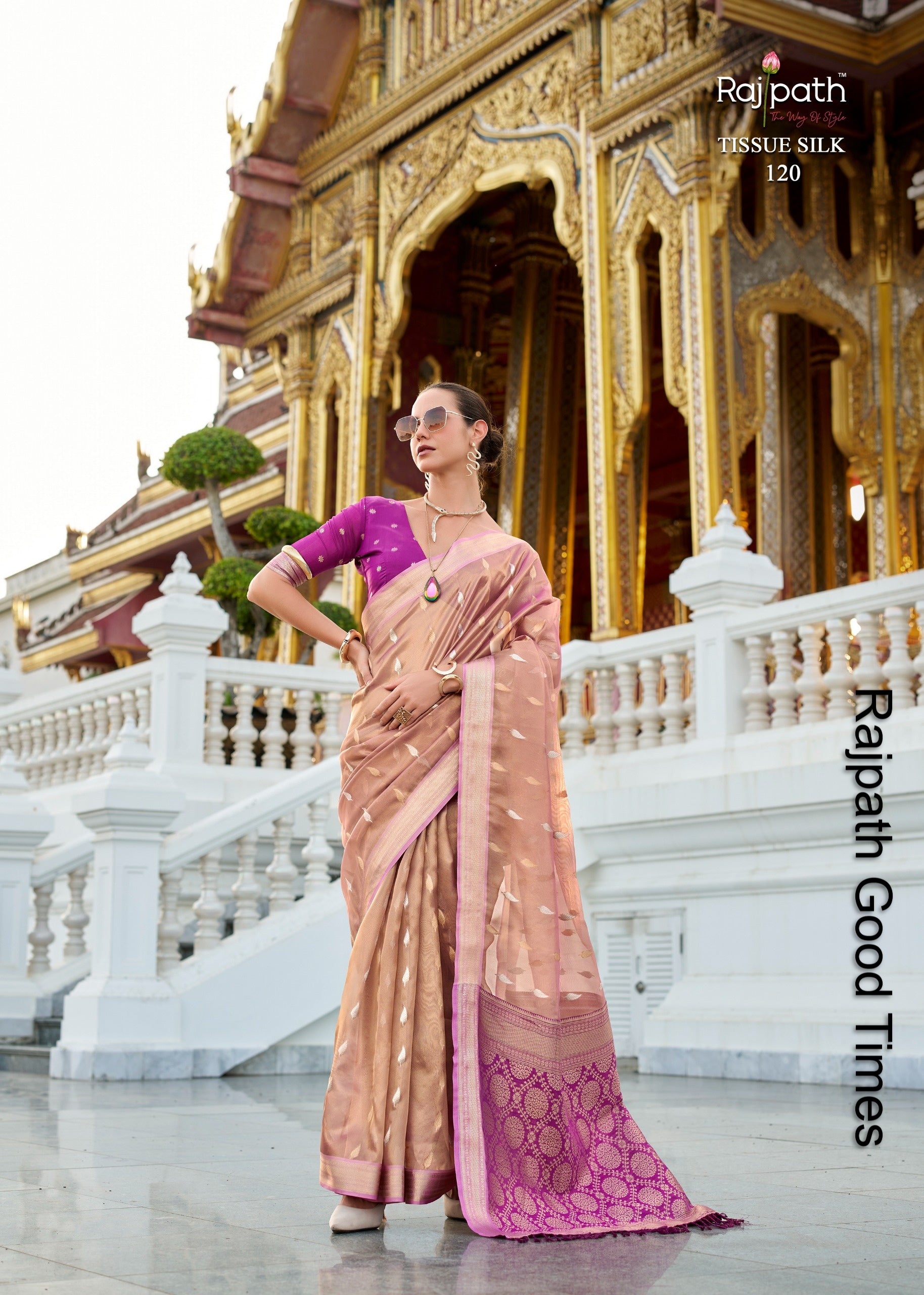 120 Good Times Rajpath Tissue Silk Sarees