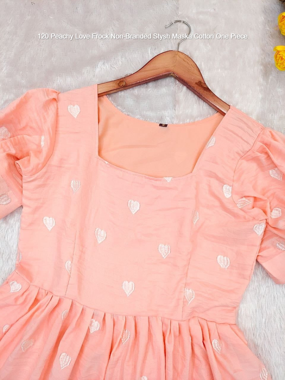 120 Peachy Love Frock Non-Branded Stysh Maska Cotton One Piece