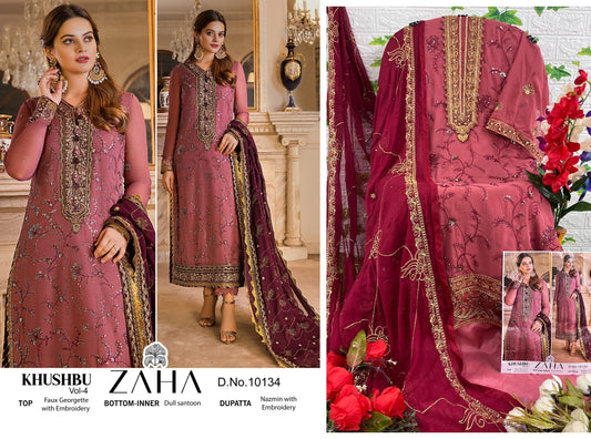 10134 Zaha Pakistani Salwar Suits