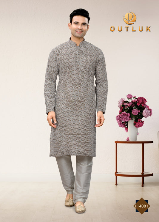114001 Vol 114 Outluk Mens Kurta Pyjama
