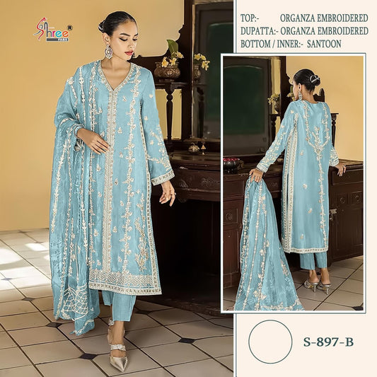 S-897B Shree Fabs Pakistani Salwar Suits
