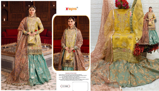 1360 Fepic Pakistani Salwar Suits