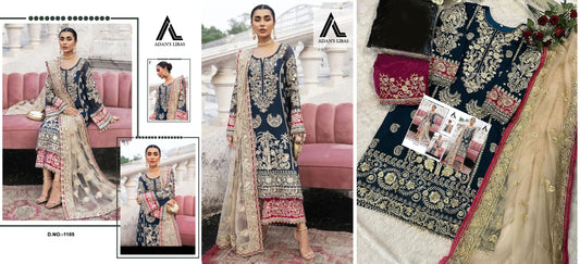 1105 Adans Libas Pakistani Salwar Suits