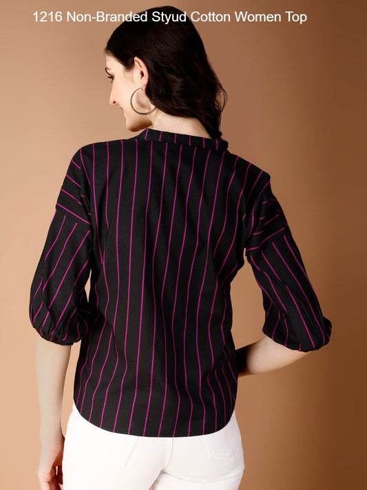 1216 Non-Branded Styud Cotton Women Top