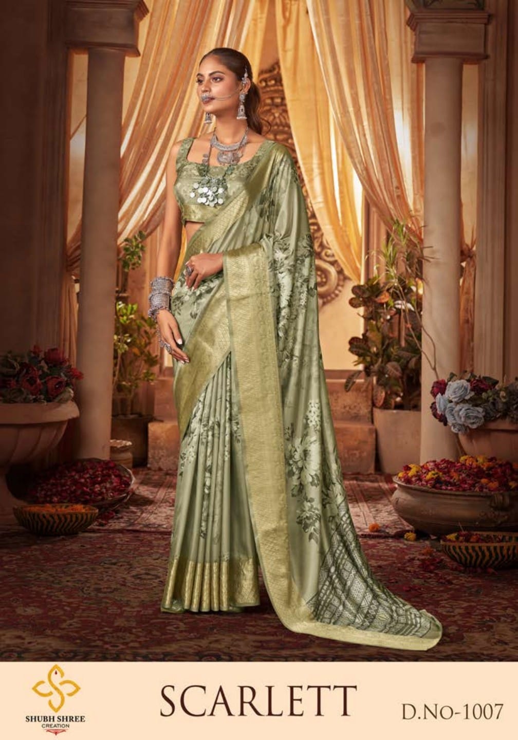 1007 Scarlett Shubh Shree Sarees