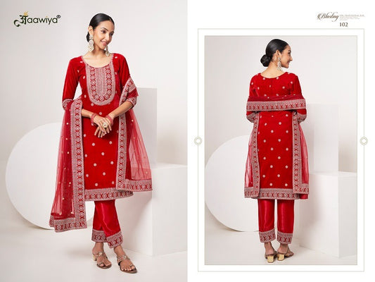 102 Sabhyata Vol 1 Aawiya Unstitched Suits