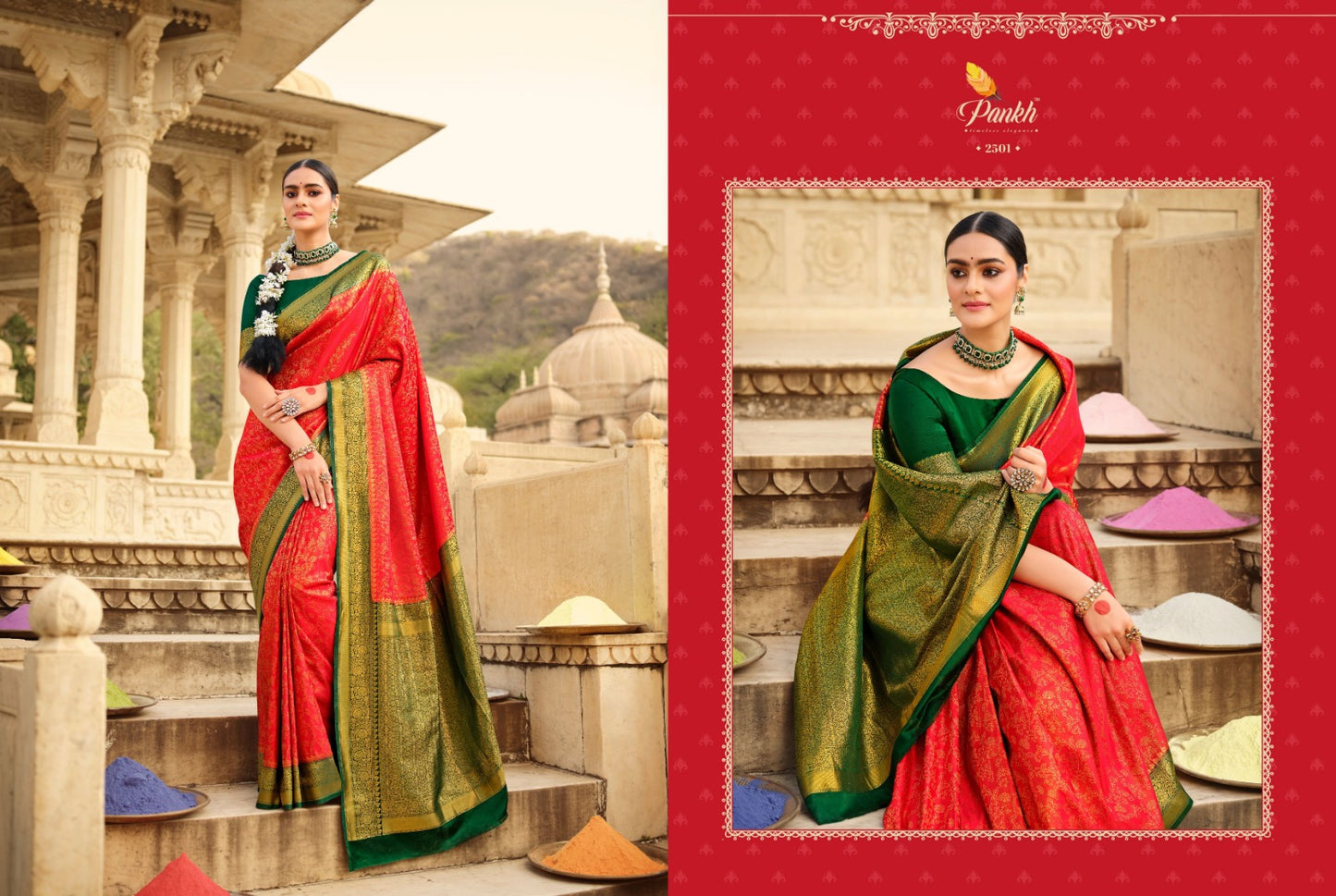 2501 Sakshi Pankh Sarees