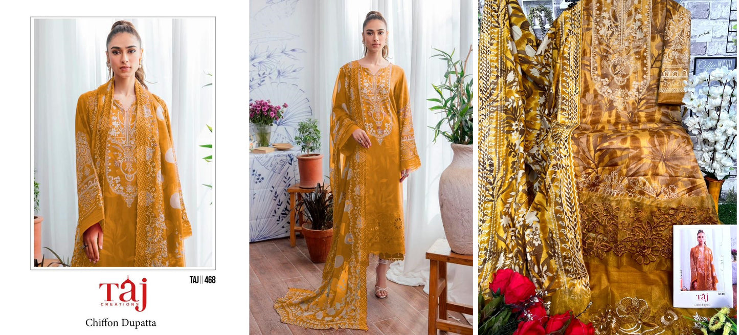 468 Taj Creations Pakistani Salwar Suits