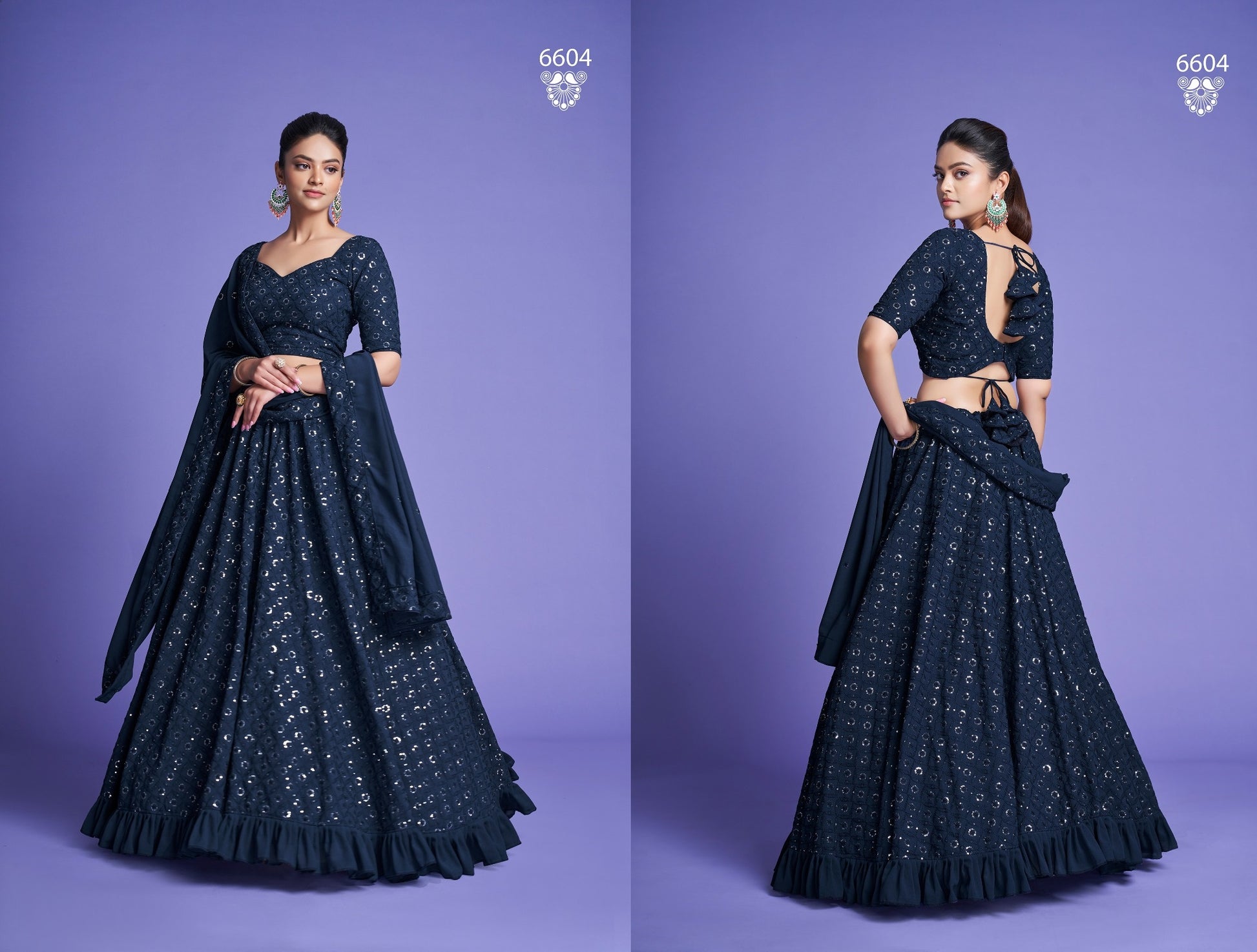 6604 Shringaar Vol 8 Aahvan Designs Lehenga Choli