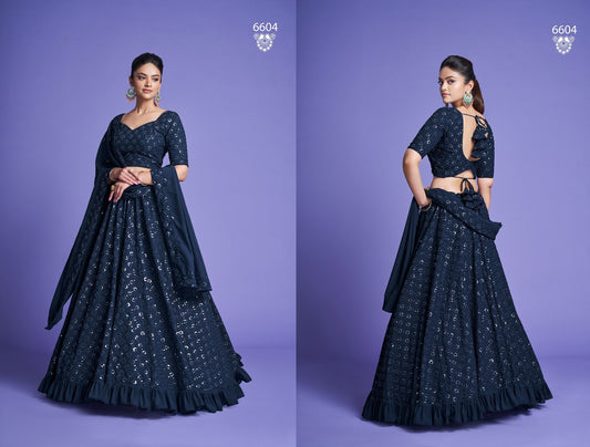 6604 Shringaar Vol 8 Aahvan Designs Lehenga Choli