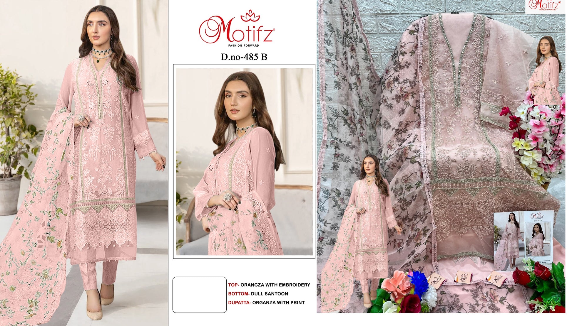 485B Motifz Pakistani Salwar Suits