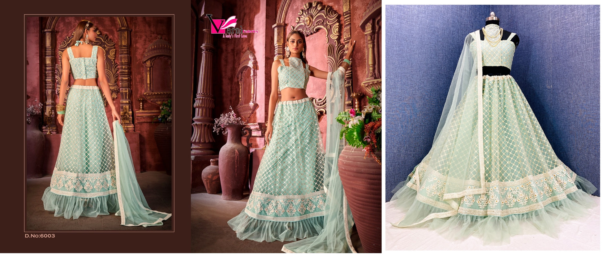 6003 Ruksana Varni Fabrics Lehenga Choli