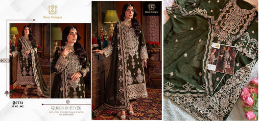 442 Ziaaz Designs Pakistani Salwar Suits