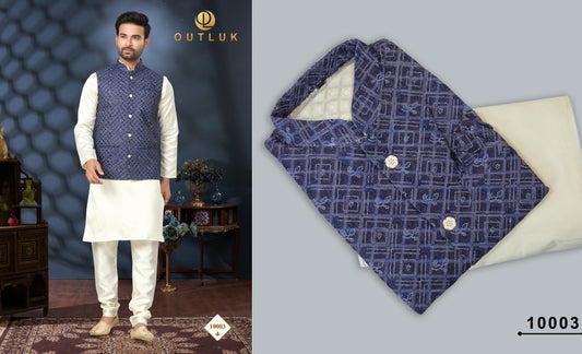 10003 Wedding Collection Vol 10 Outluk Mens Kurta Pyjama