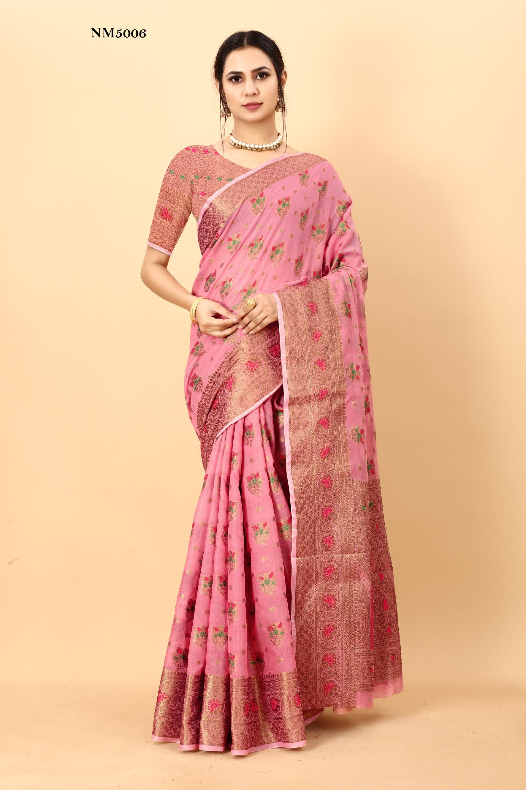 Nm5006 Fashion Berry Sarees