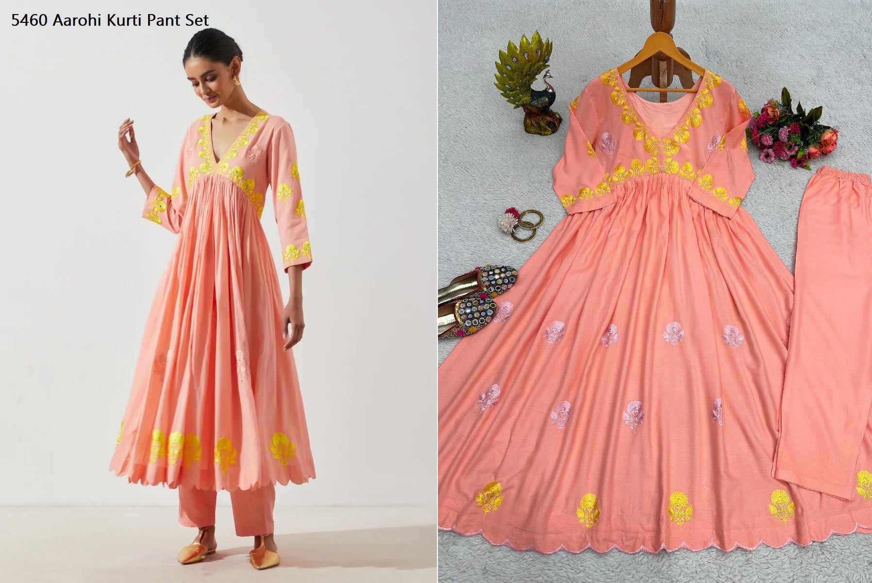 5460 Aarohi Kurti Pant Set