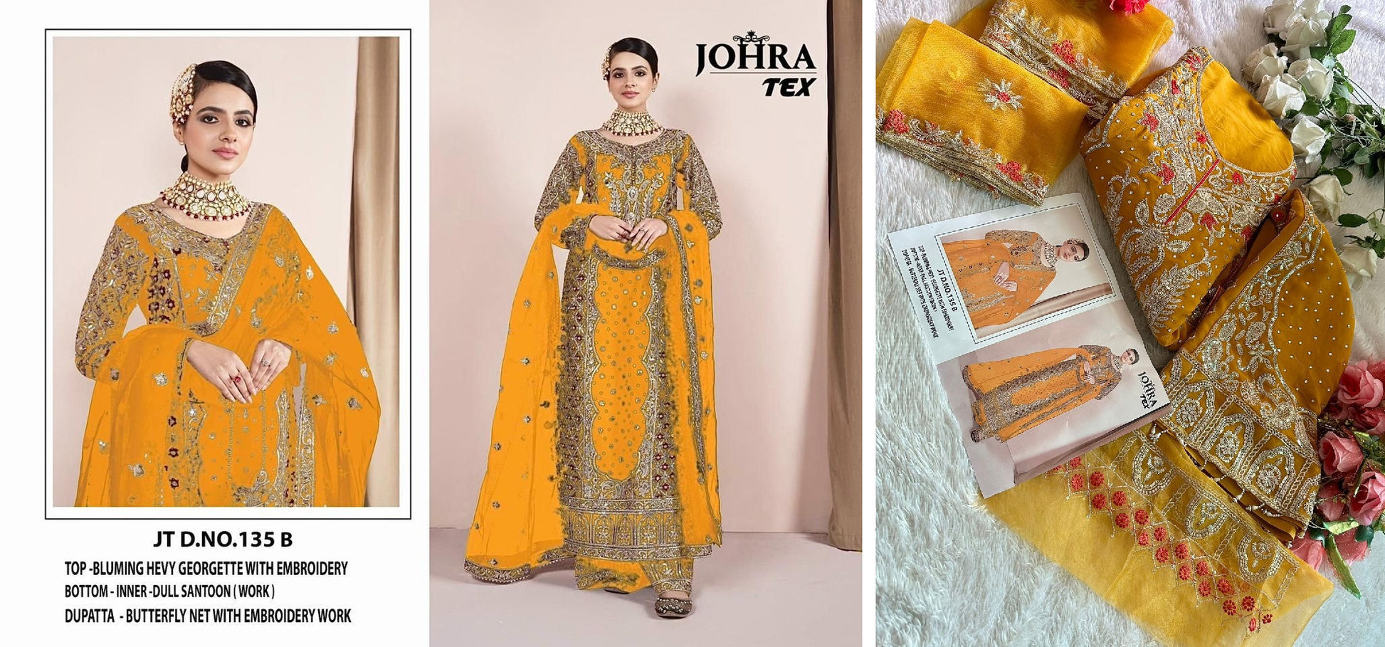 135B Johra Tex Pakistani Salwar Suits